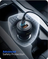 RONIN NOS R-2505 48W Dual-Port Fast Car Charger
