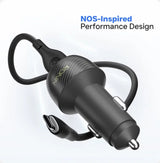 RONIN NOS R-2505 48W Dual-Port Fast Car Charger