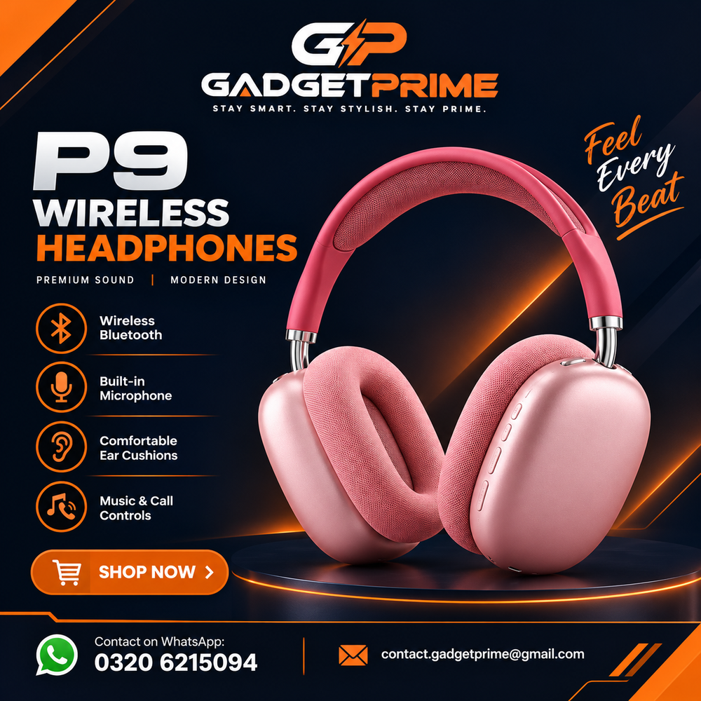 P9 Wireless Over-Ear Headphones