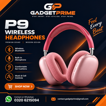 P9 Wireless Over-Ear Headphones
